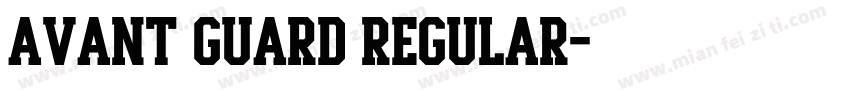 Avant Guard Regular字体转换
